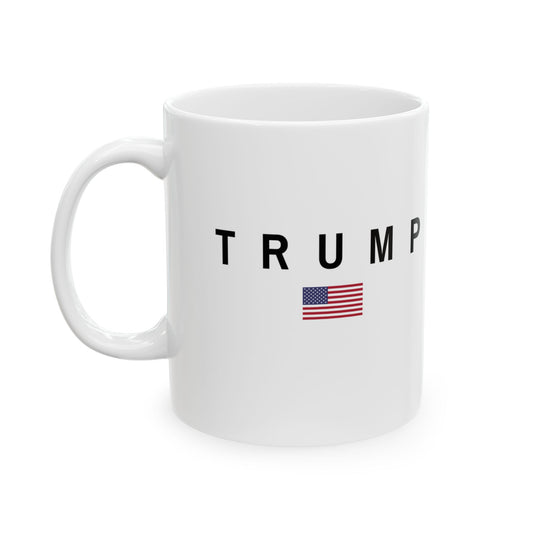 Trump Classic Flag Mug - White